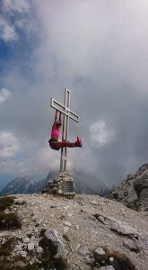 pullup come stretching della colonna una volta arrivata in vetta